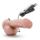 Blush Dr. Skin Vibrating Realistic Cock