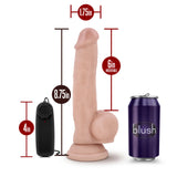 Blush Dr. Skin Vibrating Realistic Cock