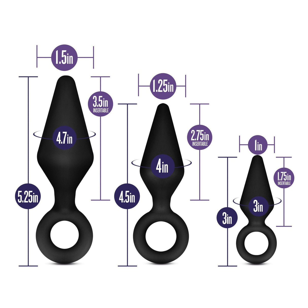 Blush Luxe Night Rimmer Butt Plug Kit