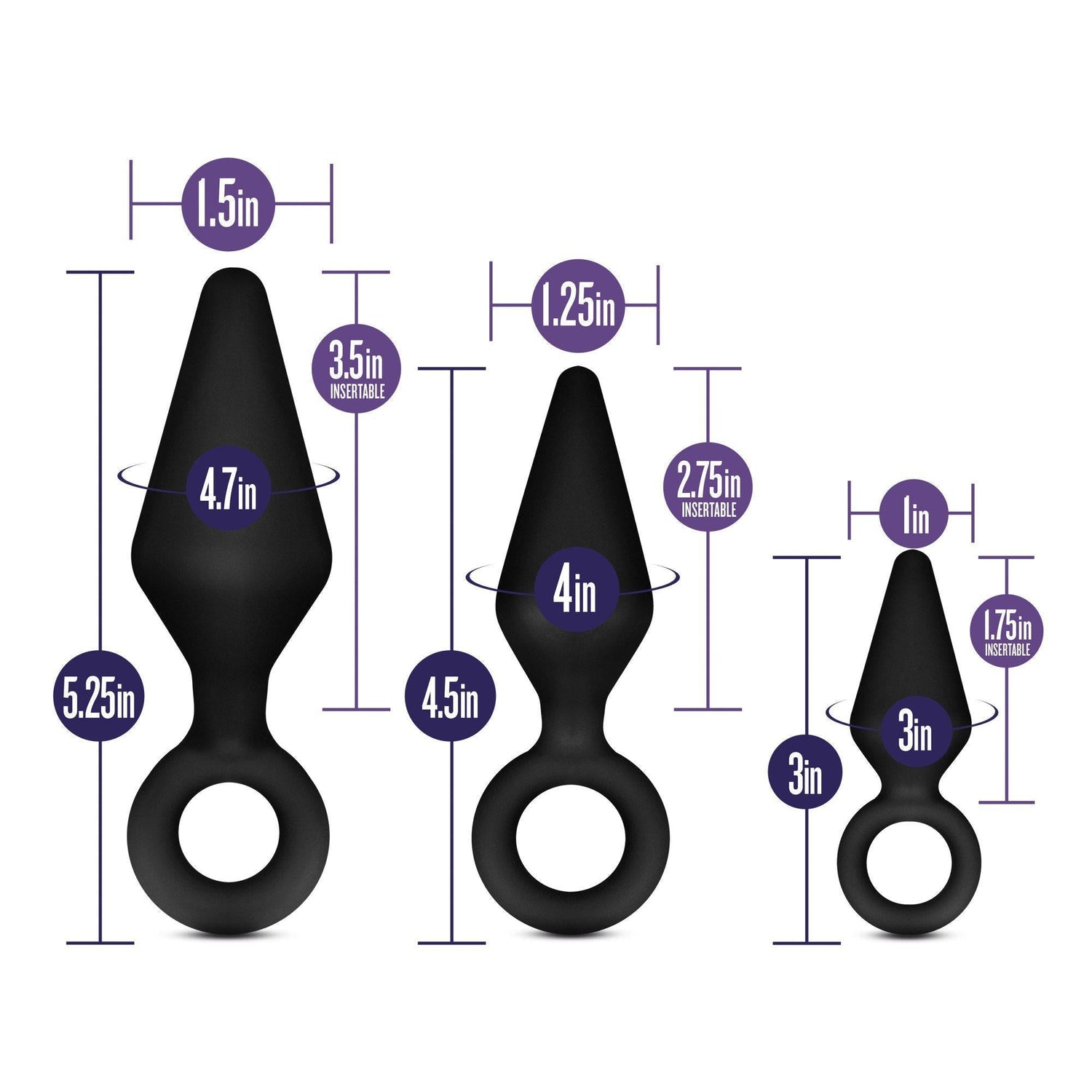 Blush Luxe Night Rimmer Butt Plug Kit