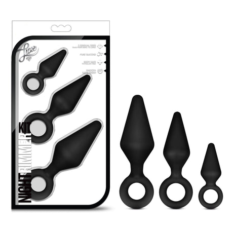 Blush Luxe Night Rimmer Butt Plug Kit