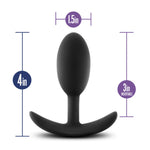 Blush Luxe Slim Vibrating Butt Plug