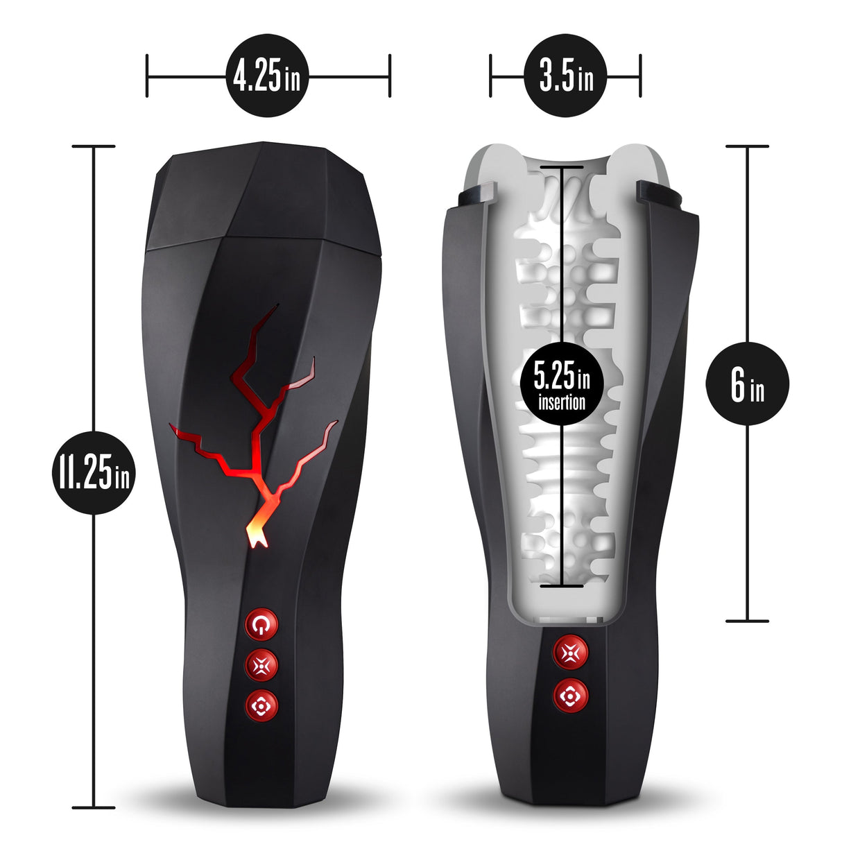 Blush M For Men Storm Suction Powered Stroker