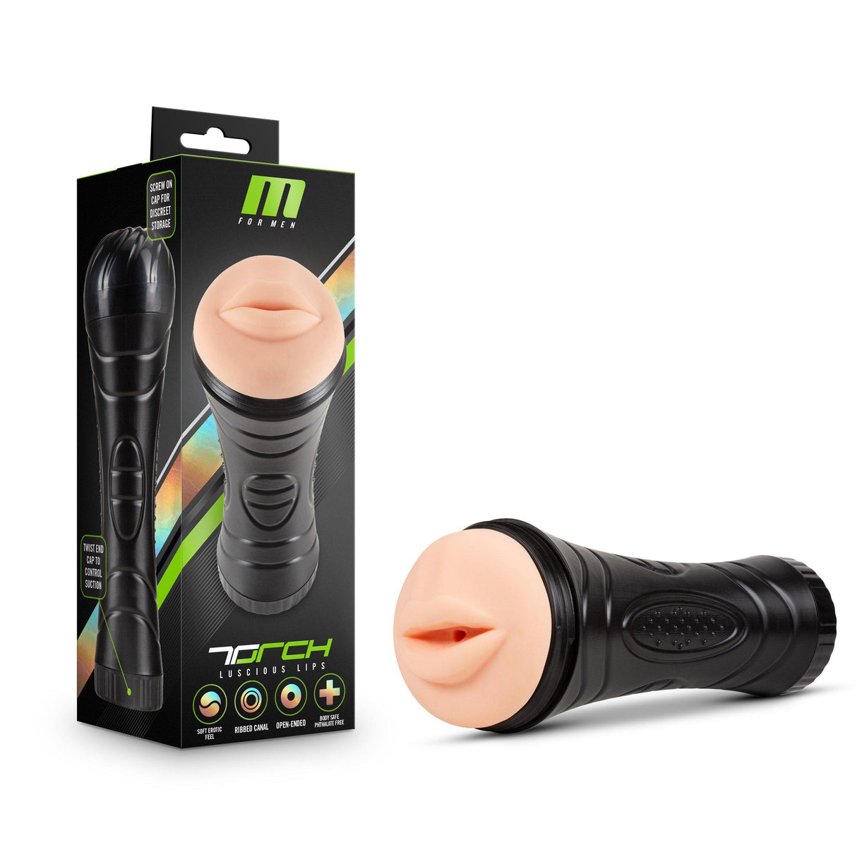 Blush M For Men The Torch Luscious Lips Stroker