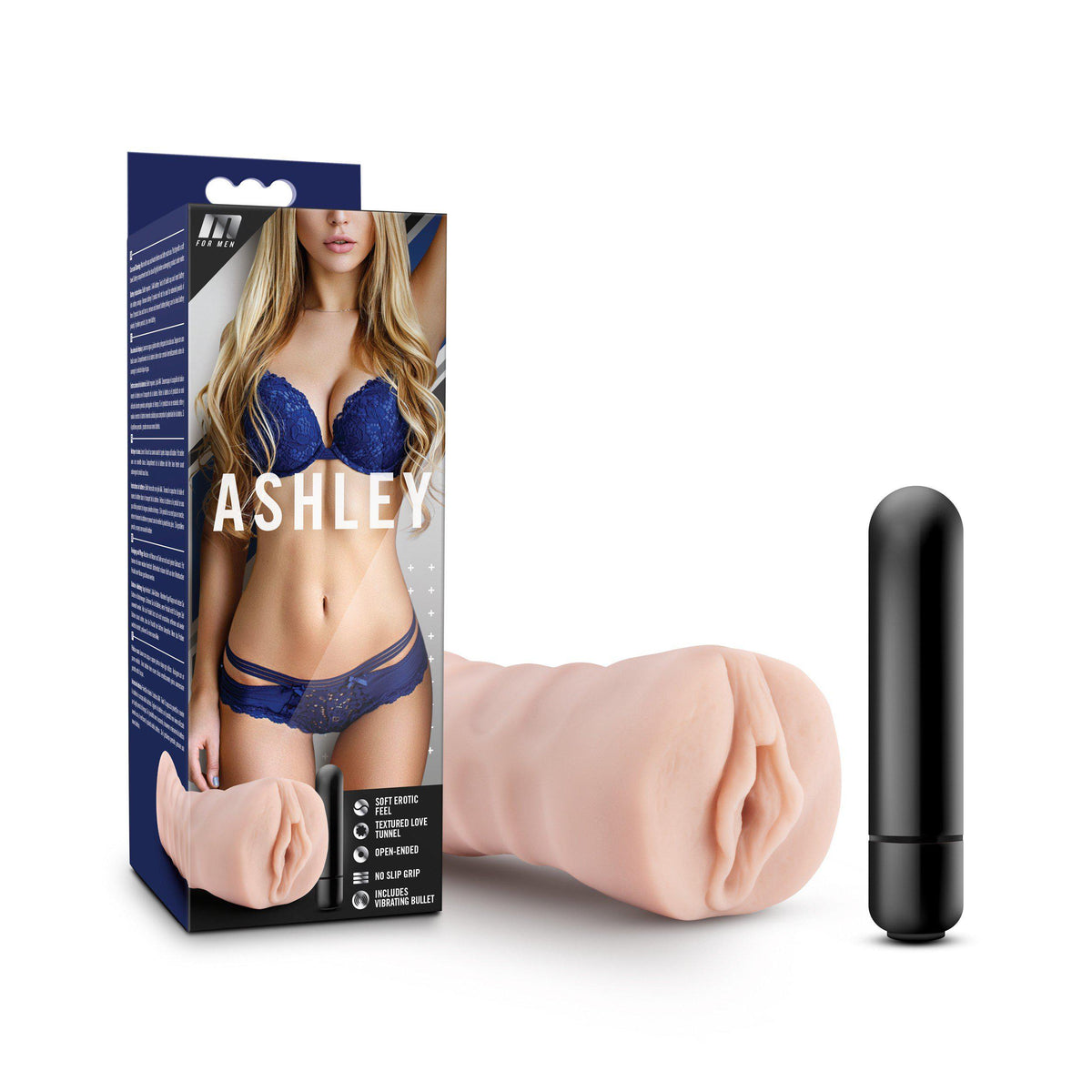 Blush M For Men Vibrating Masturbator - Ashley