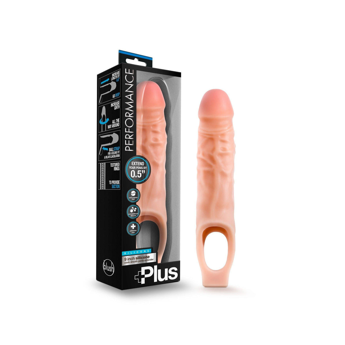 Blush Performance Plus Silicone Penis Extender