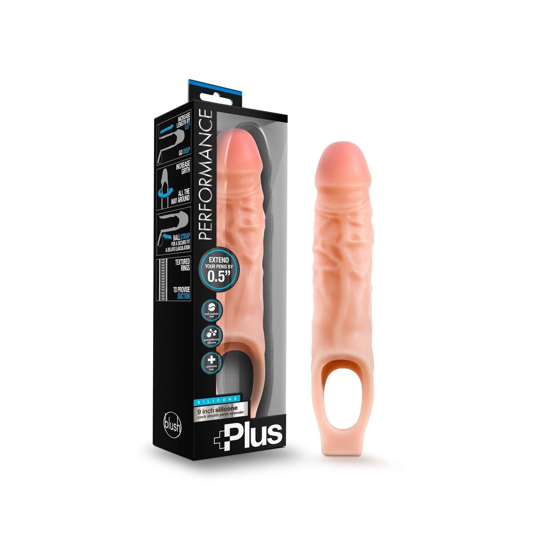 Blush Performance Plus Silicone Penis Extender