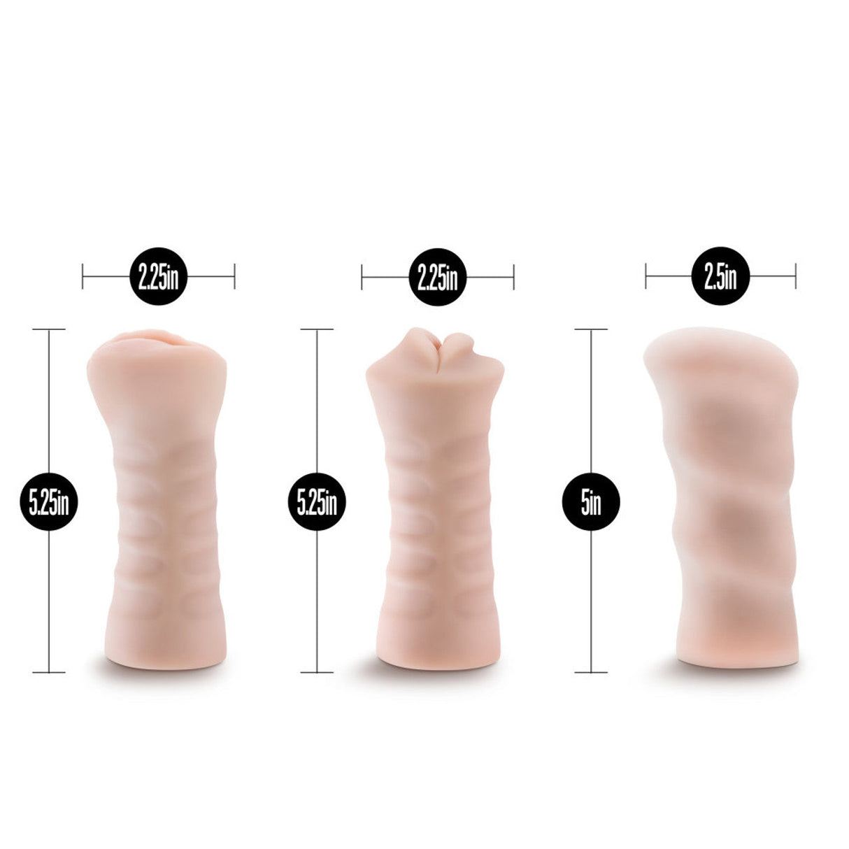 Blush Self Lubricating Vibrating Stroker Sleeve Kit