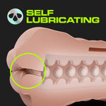 Blush Self Lubricating Vibrating Stroker Sleeve Kit