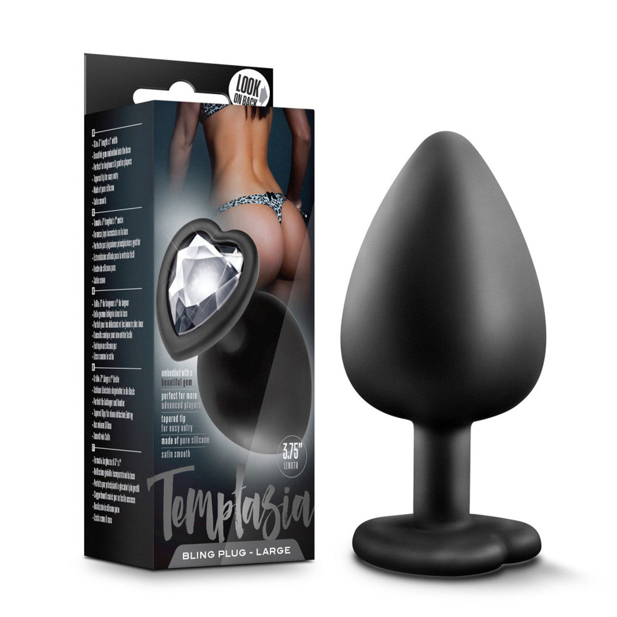 Blush Temptasia Bling Silicone Plug