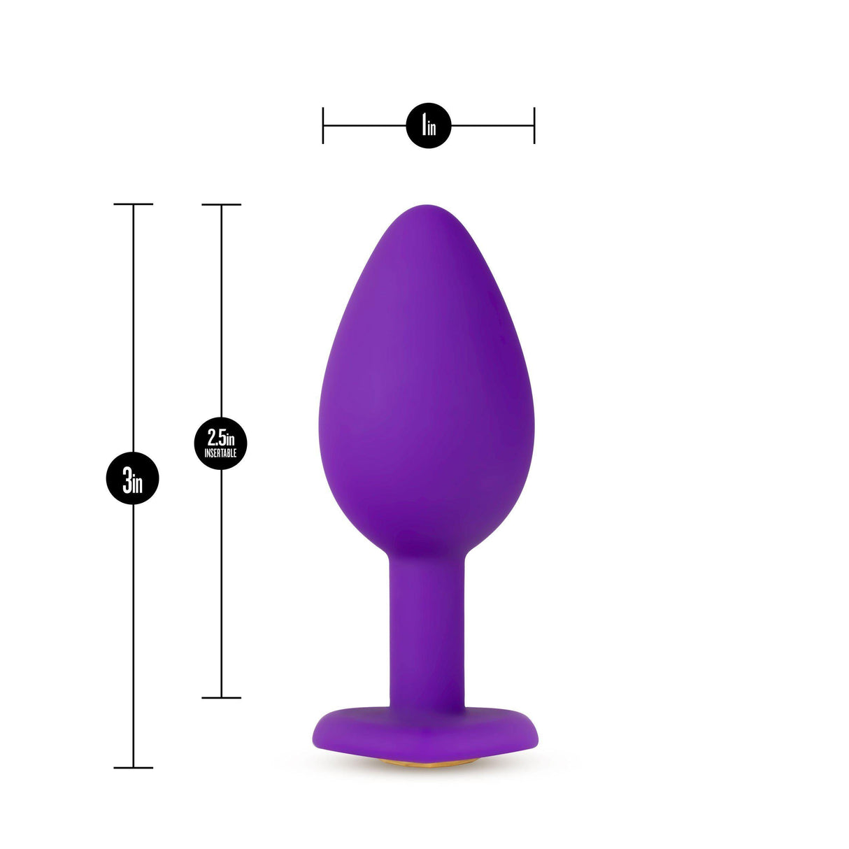 Blush Temptasia Bling Silicone Plug