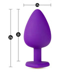 Blush Temptasia Bling Silicone Plug