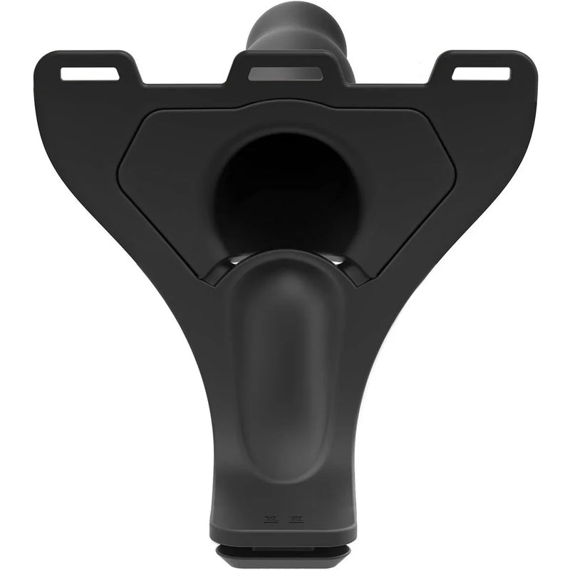 Body Extensions Be Aroused Vibrating 2 Piece Black Hollow Silicone Strap On Set