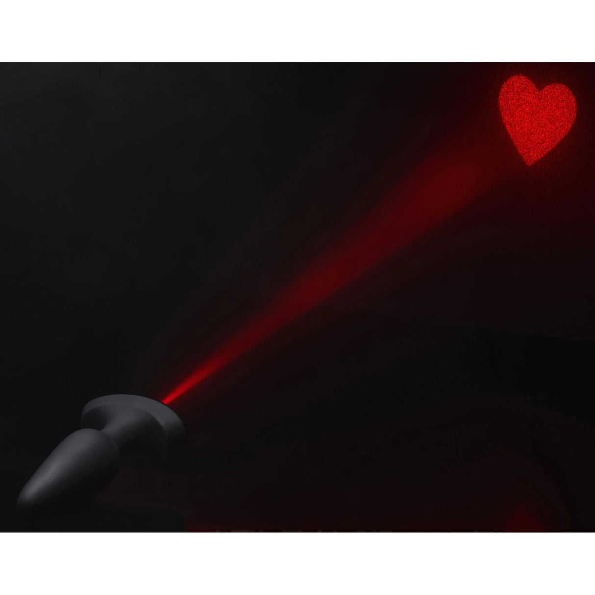 Booty Sparks Laser Heart Anal Plug with Remote