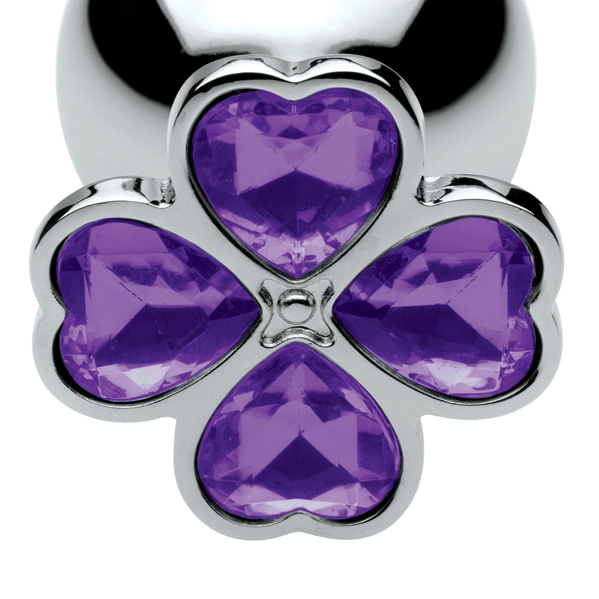 BootySparks Violet Flower Gem Anal Plug Set