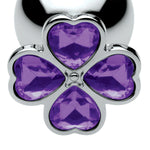 BootySparks Violet Flower Gem Anal Plug Set