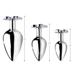 BootySparks Violet Flower Gem Anal Plug Set