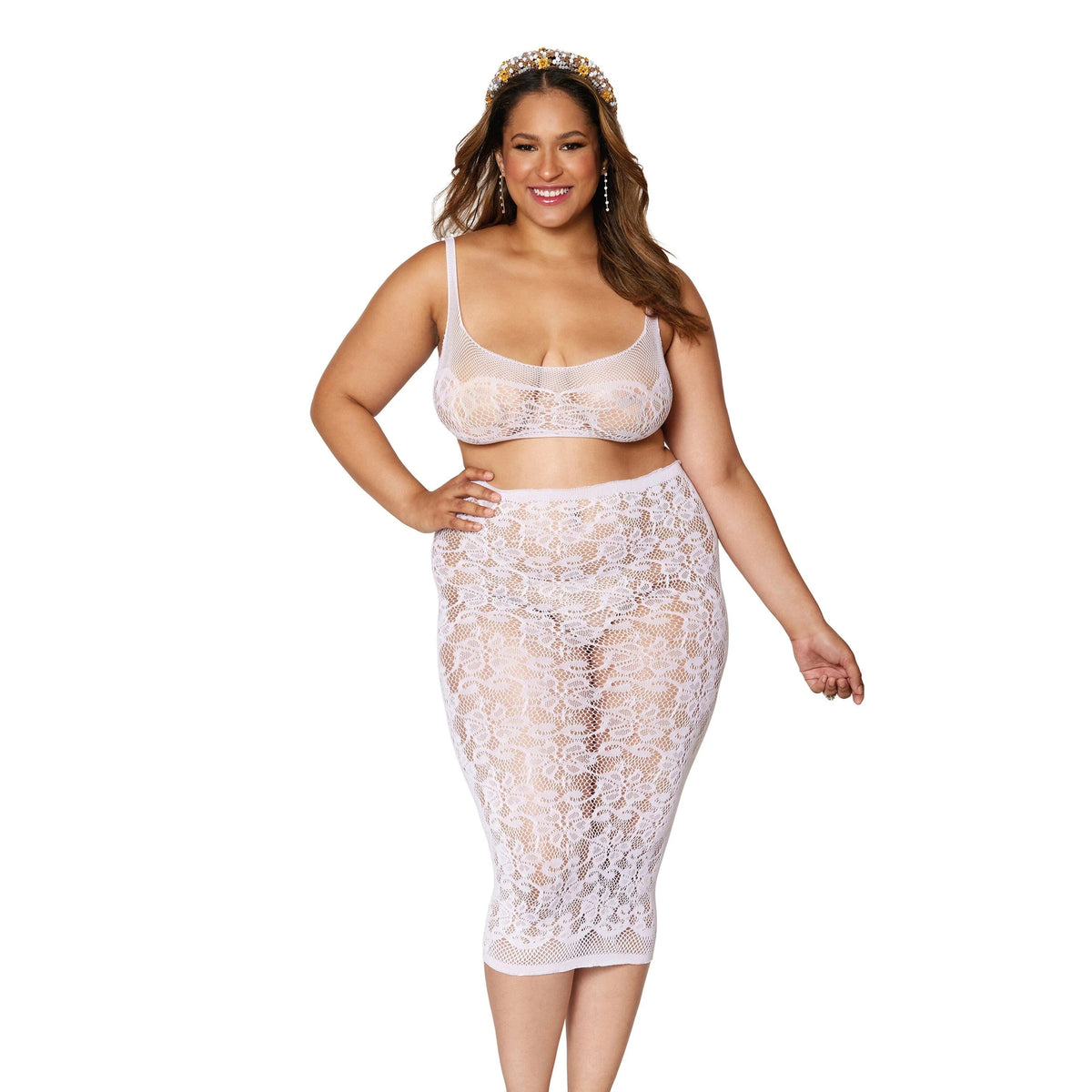Bralette and Slip Skirt