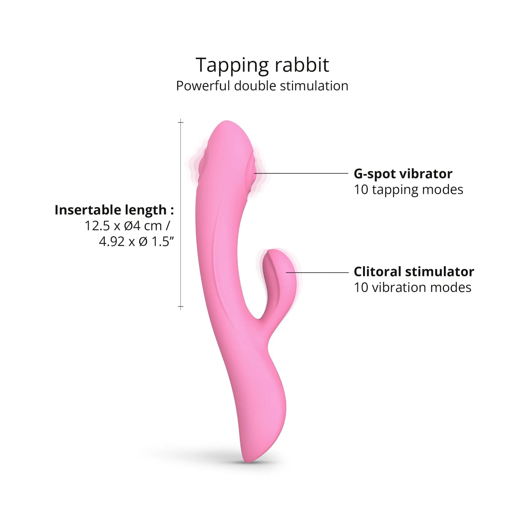 Bunny & Clyde Tapping Rabbit Vibrator