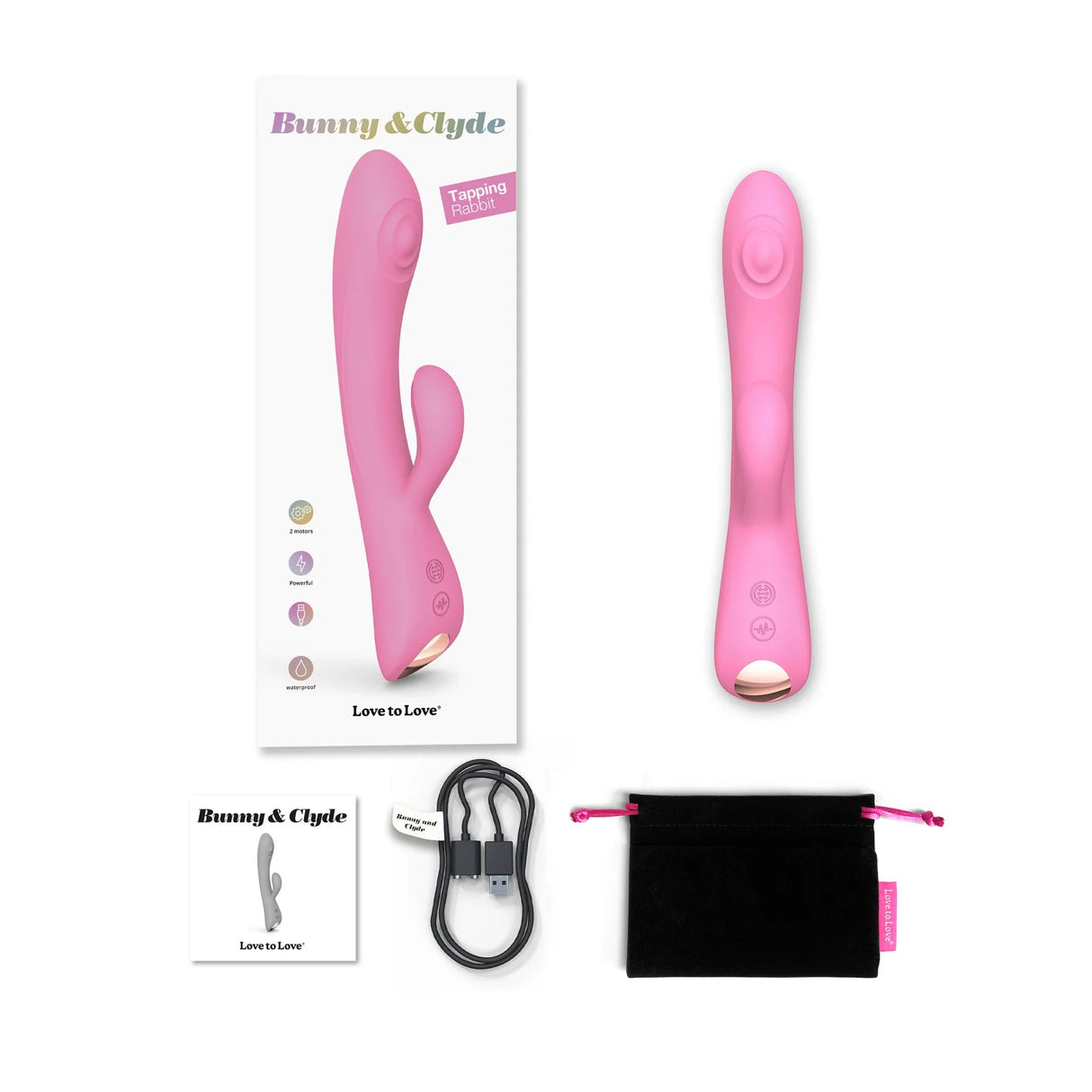 Bunny & Clyde Tapping Rabbit Vibrator