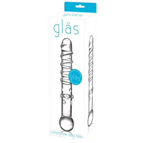 Callisto Clear 7 Inch Glass Dildo