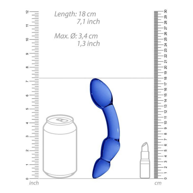 Chrystalino Superior 6 Inch Glass Anal Dildo