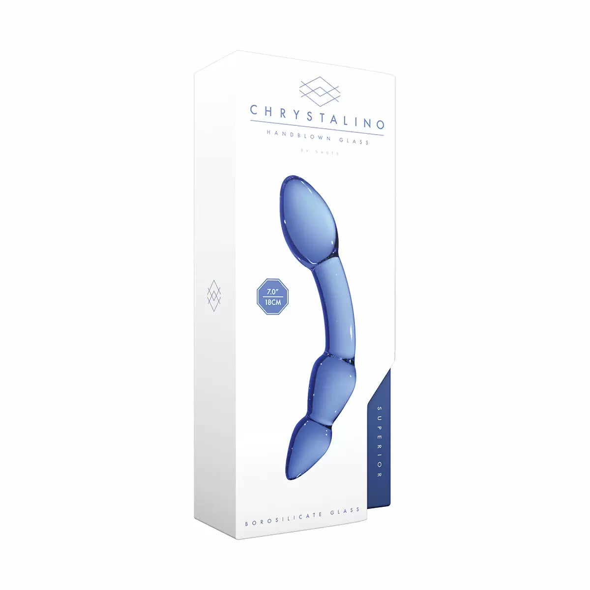 Chrystalino Superior 6 Inch Glass Anal Dildo