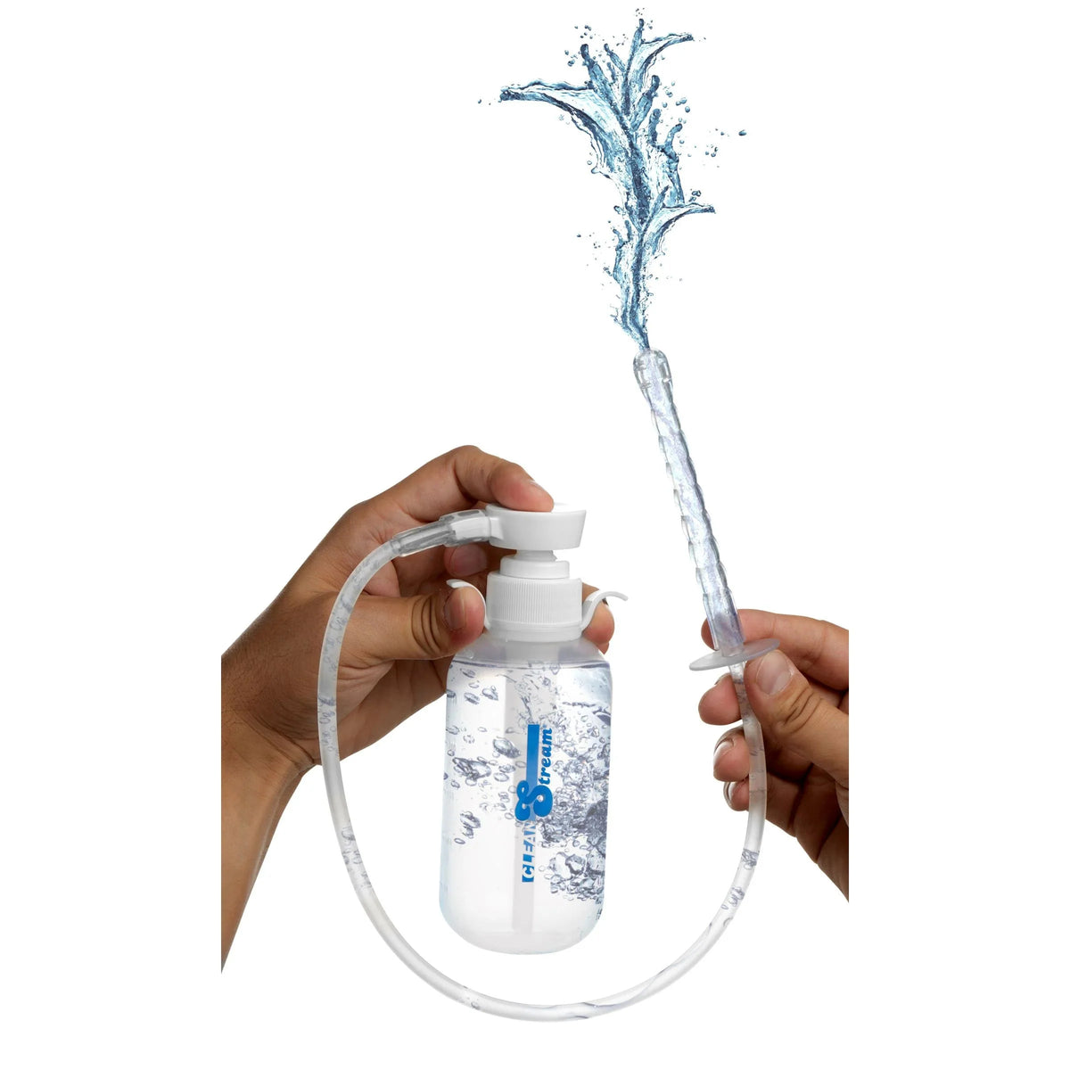 CleanStream Pump Action Enema Bottle with Nozzle