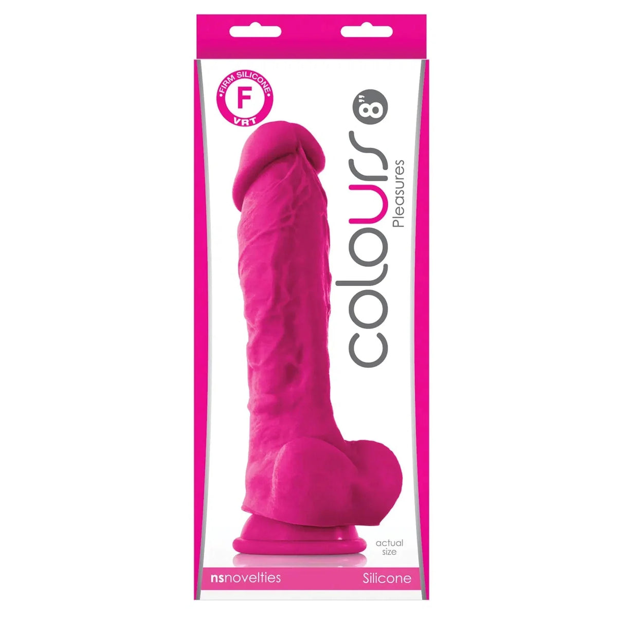 Colours Pleasures Silicone Dildo With Suction Cup