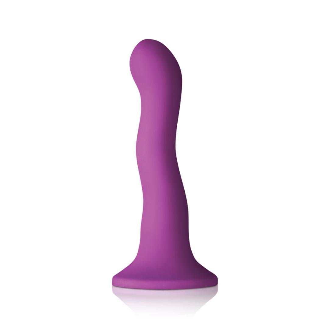 Colours Wave 6 Inch Silicone Suction Cup Dildo