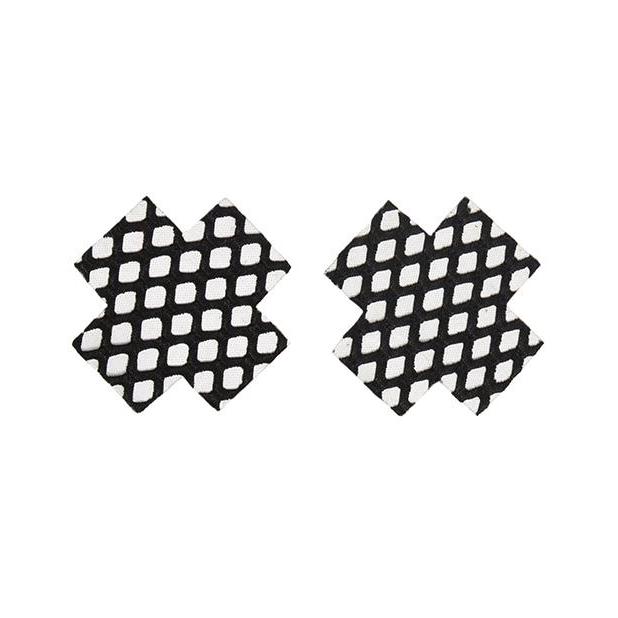 Coquette Fishnet Cross Nipple Pasties