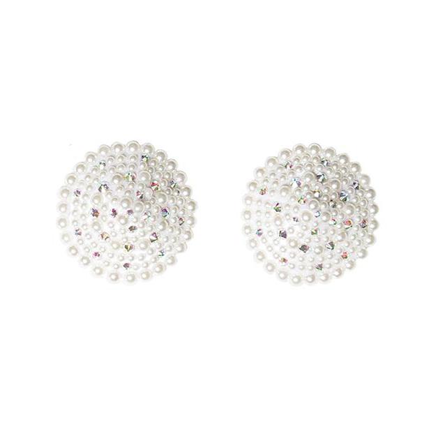 Coquette Pearl Round Reusable Nipple Pasties