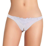 Crotchless Pearl Thong