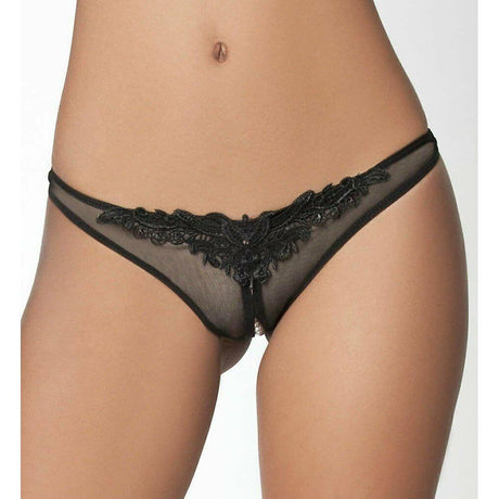 Crotchless Pearl Thong