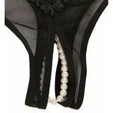 Crotchless Pearl Thong