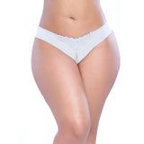 Crotchless Thong With Pearls