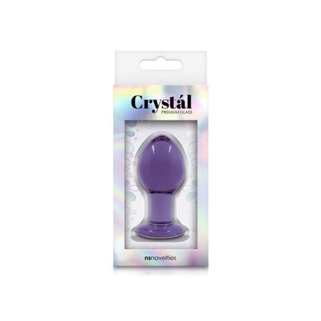 Crystal Glass Butt Plug - Medium