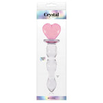 Crystal Glass Heart Dildo