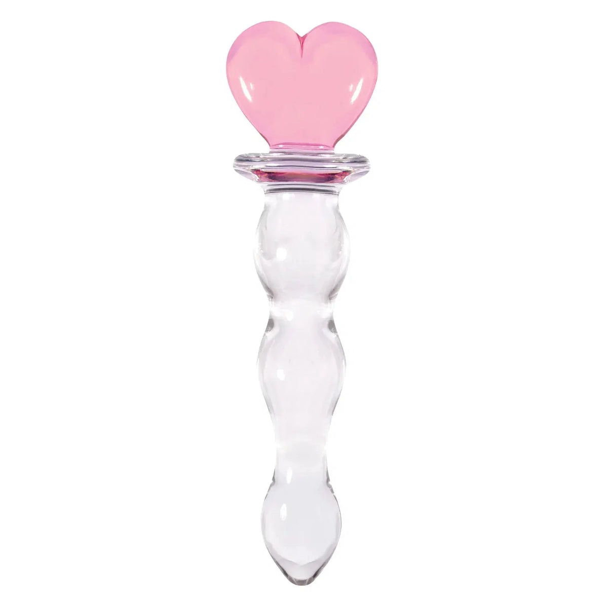 Crystal Glass Heart Dildo