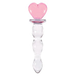 Crystal Glass Heart Dildo