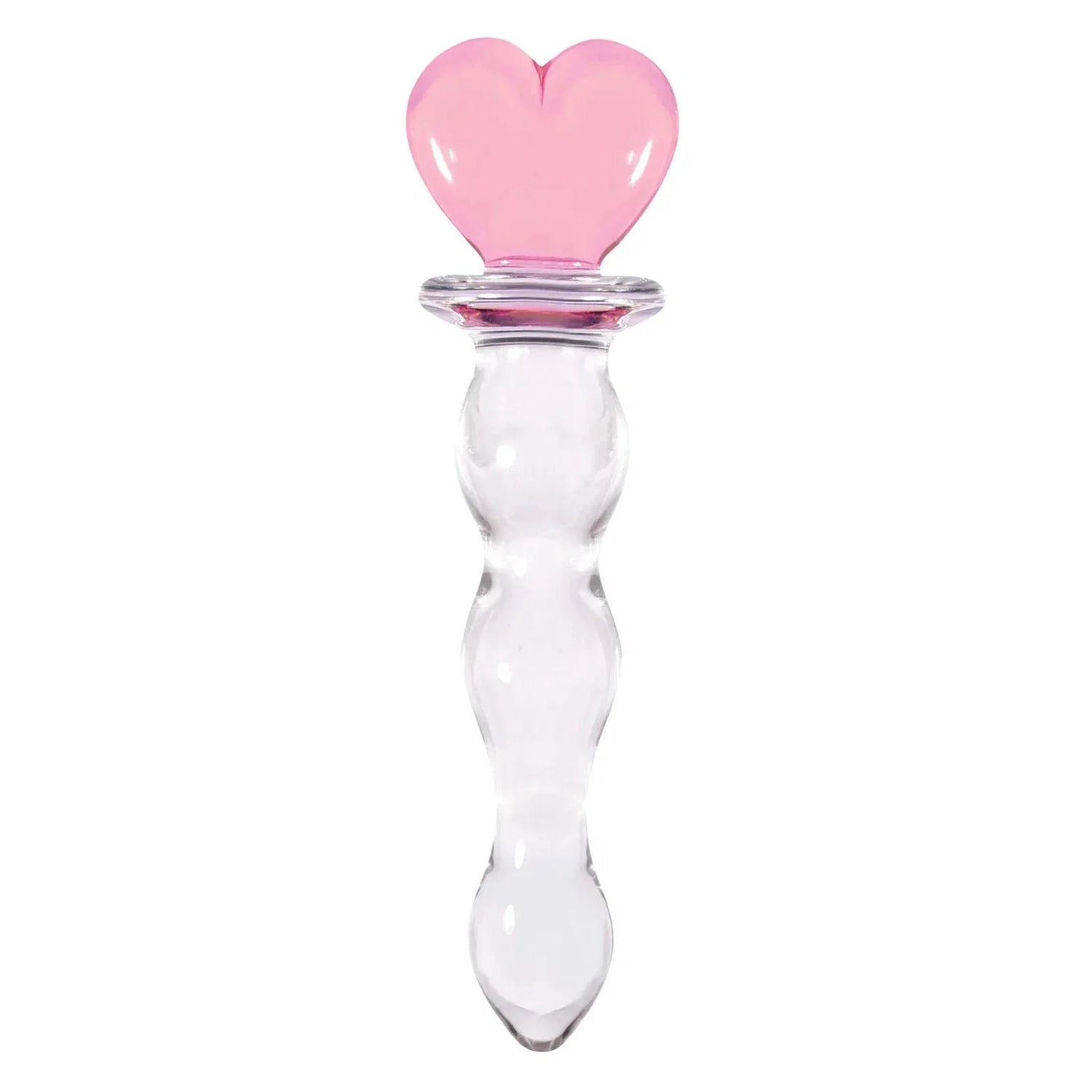 Crystal Glass Heart Dildo