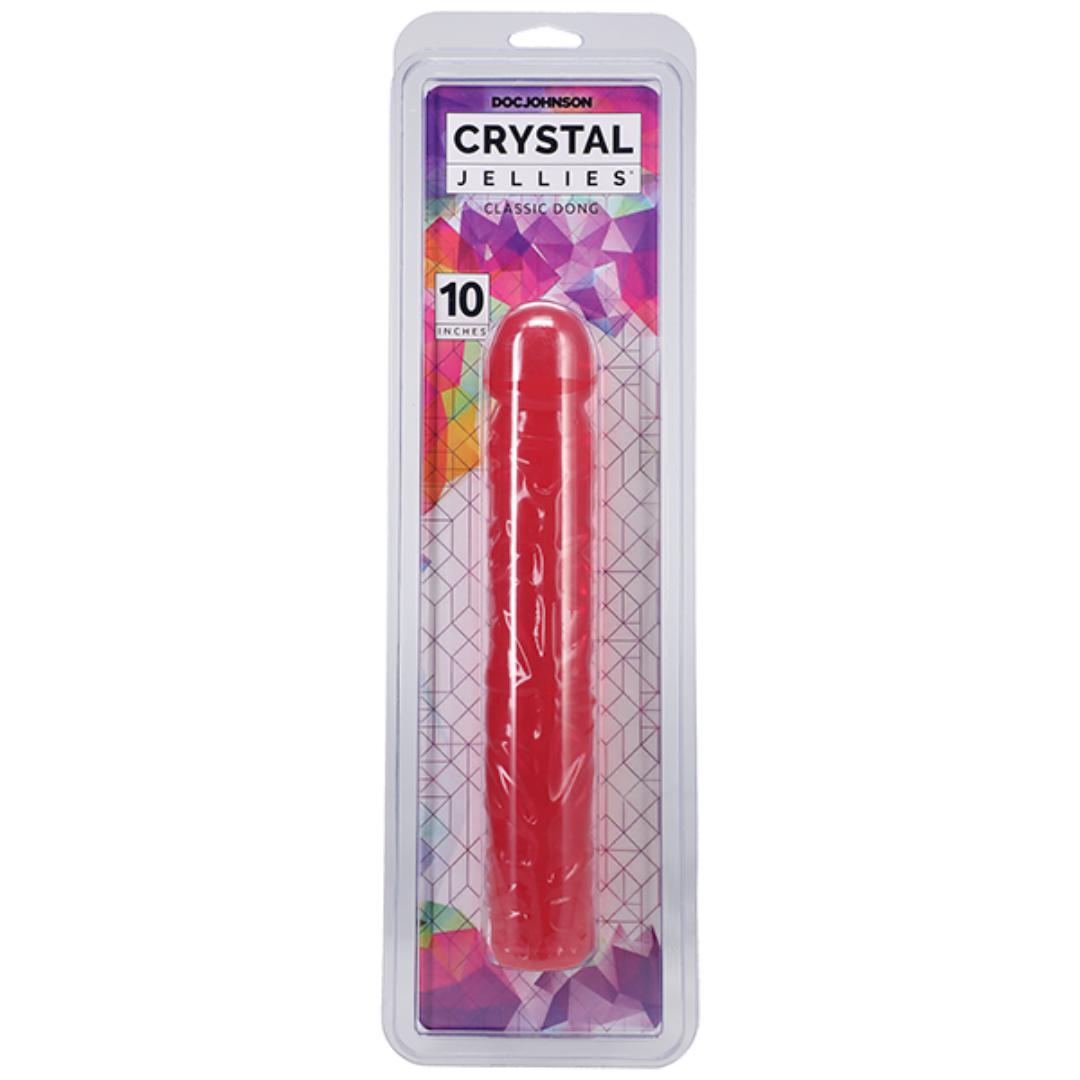 Crystal Jellies 10 Inch Big Dildo
