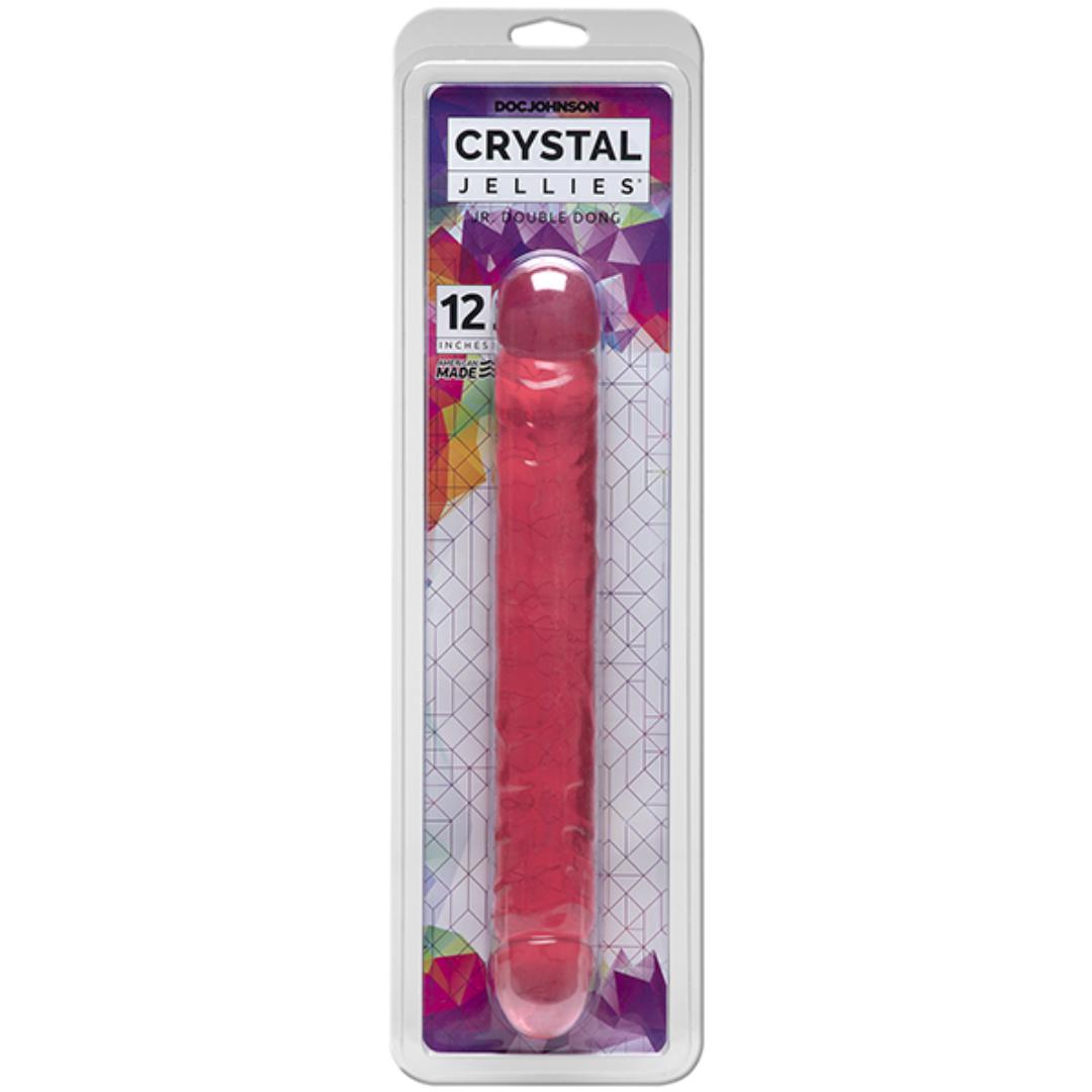 Crystal Jellies 12 Inch Small Double Ended Dildo