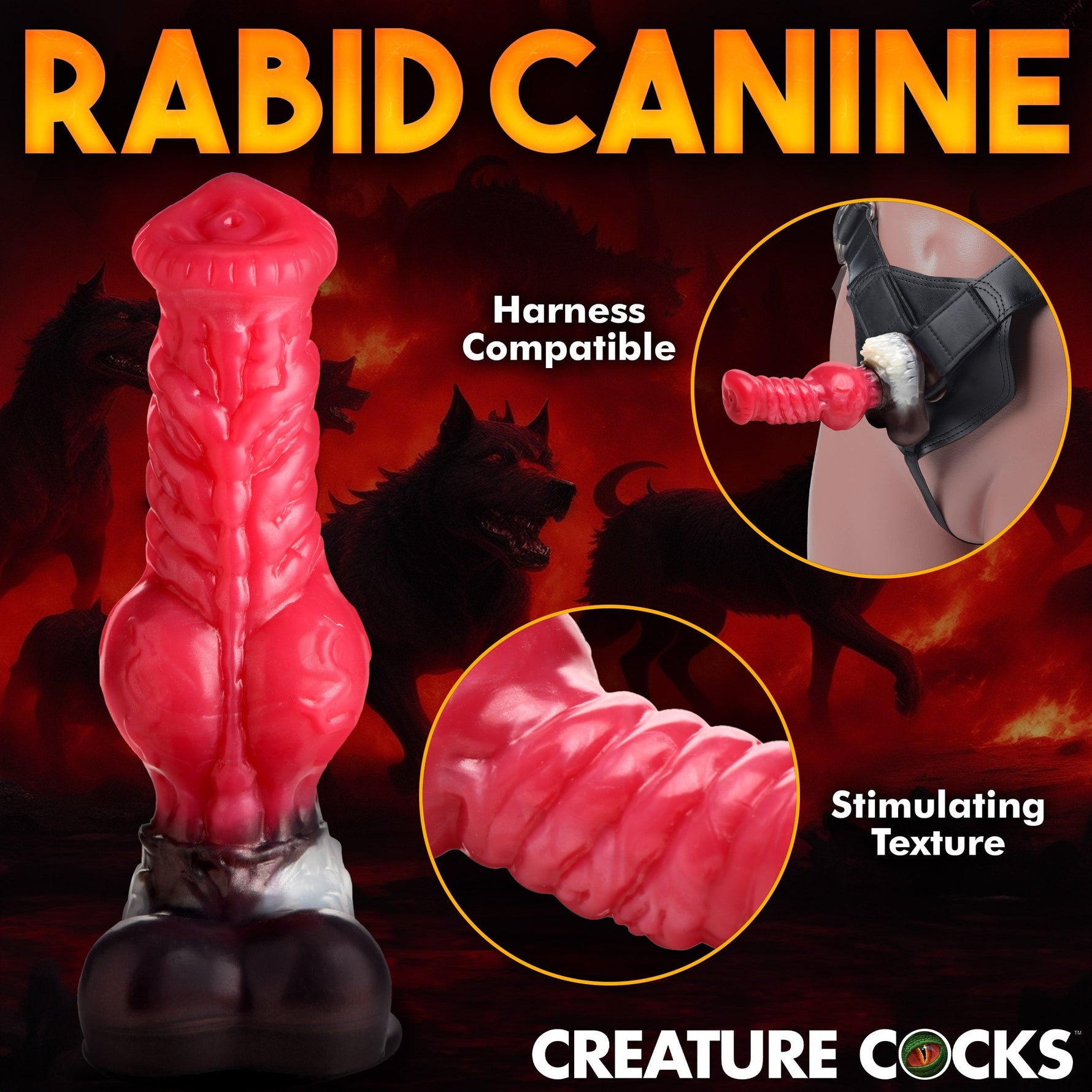 Cujo Canine Silicone Dildo