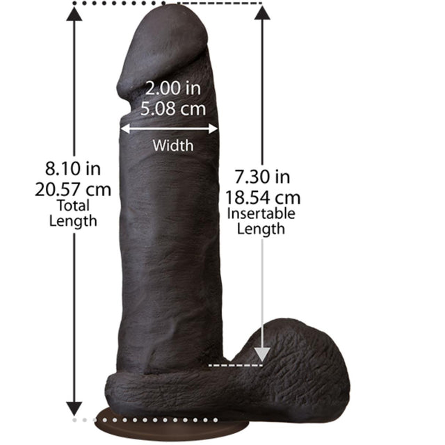 Doc Johnson 8 Inch Realistic Dildo with Balls