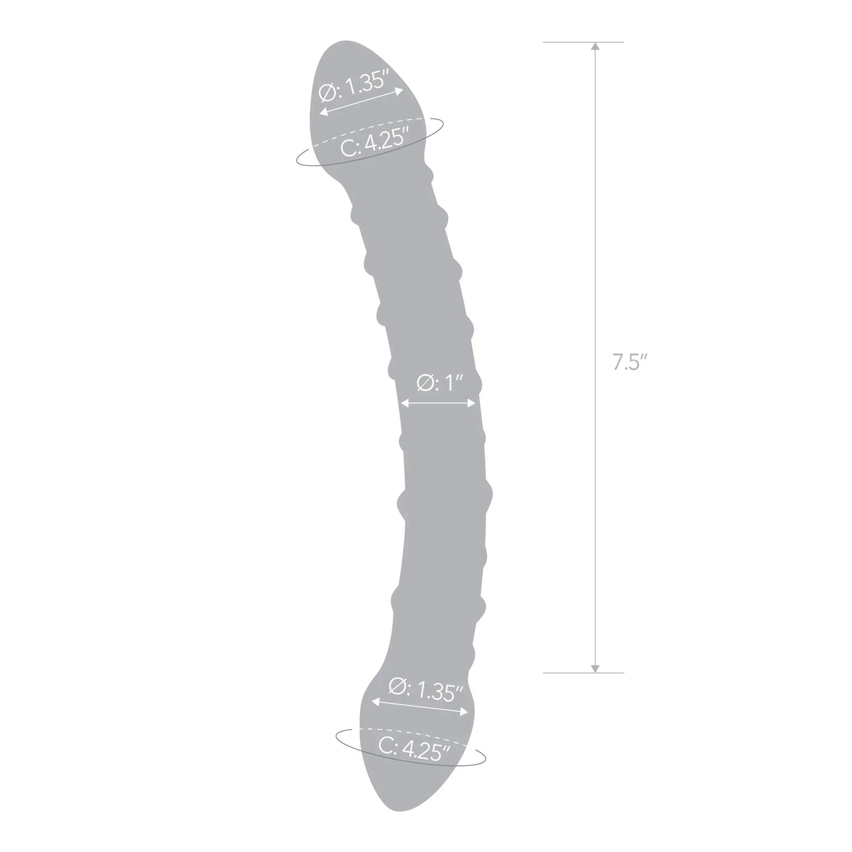 Double Sided Glass Dildo