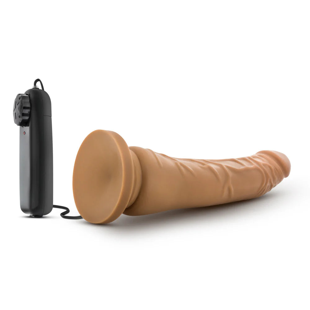 Dr. Skin 8.5 Inch Vibrating Realistic Dildo with Suction Cup