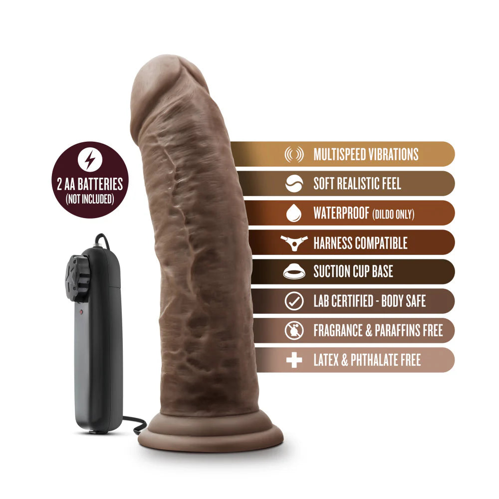 Dr. Skin Dr. Joe Realistic 8 Inch Vibrating Dildo with Suction Cup