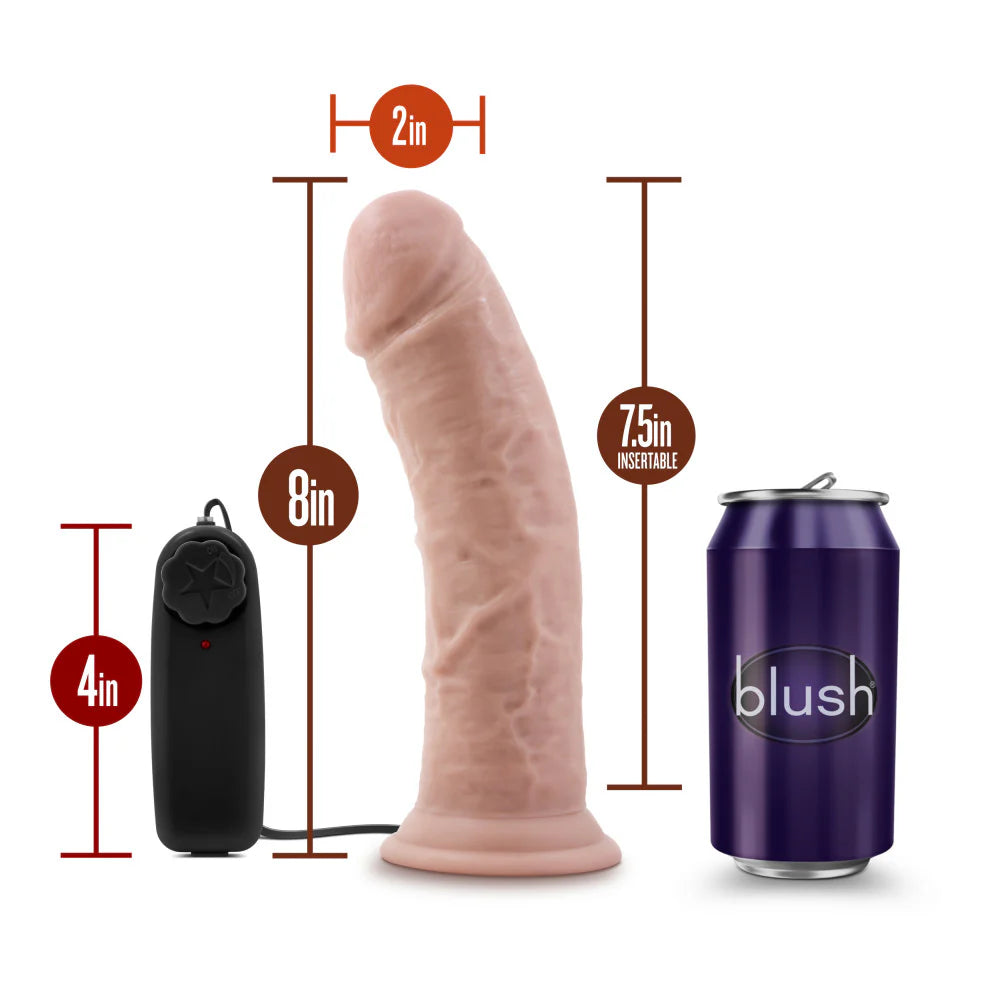 Dr. Skin Dr. Joe Realistic 8 Inch Vibrating Dildo with Suction Cup