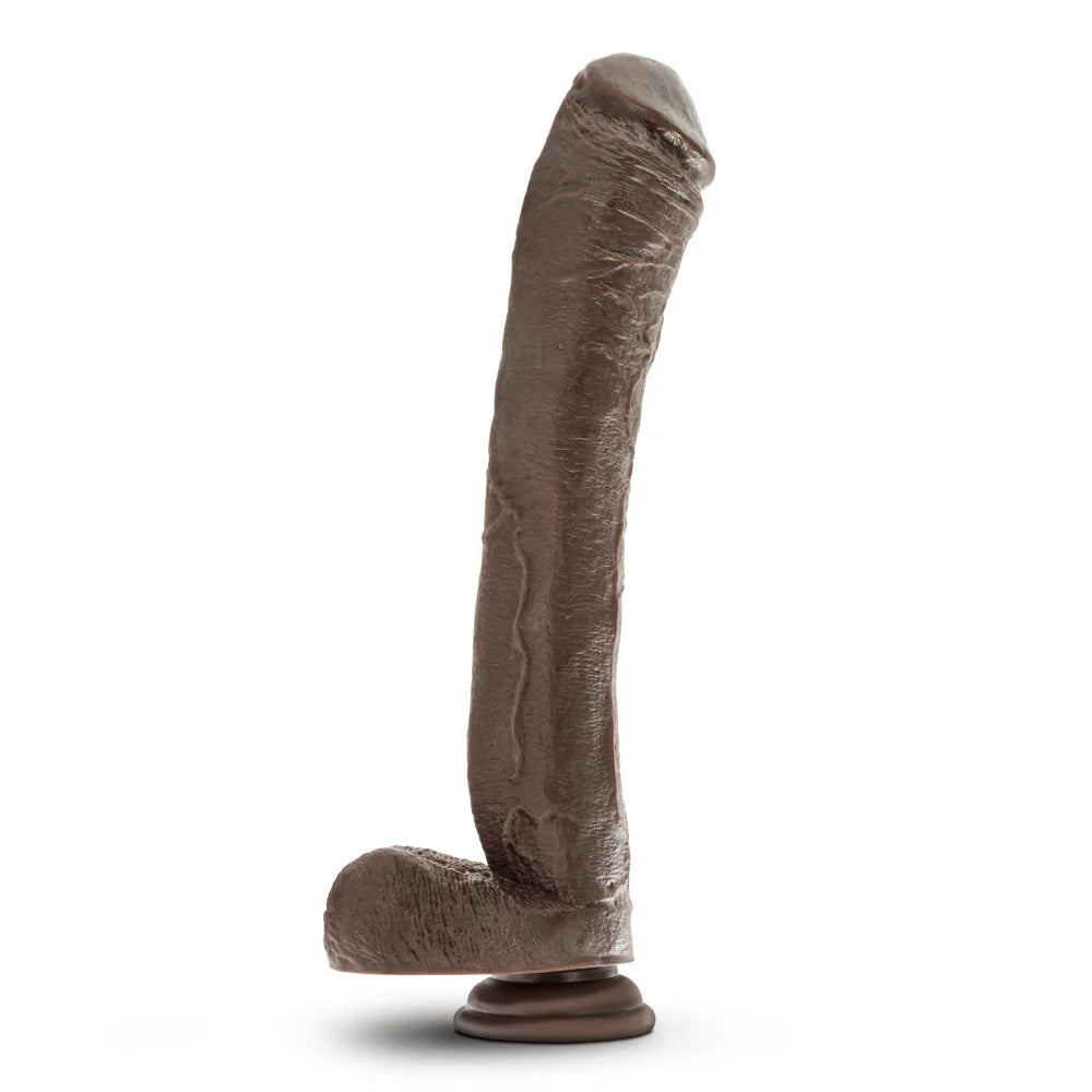 Dr. Skin Mr. Ed 13 Inch Dildo - Chocolate